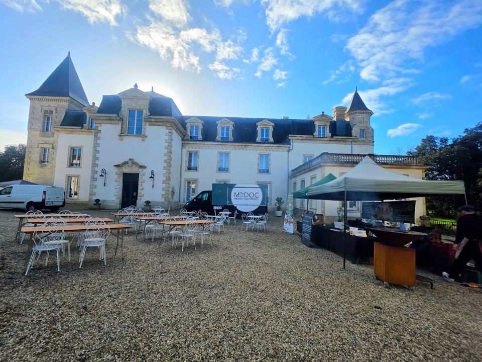 Le Château Sénéjac sous le soleil de février